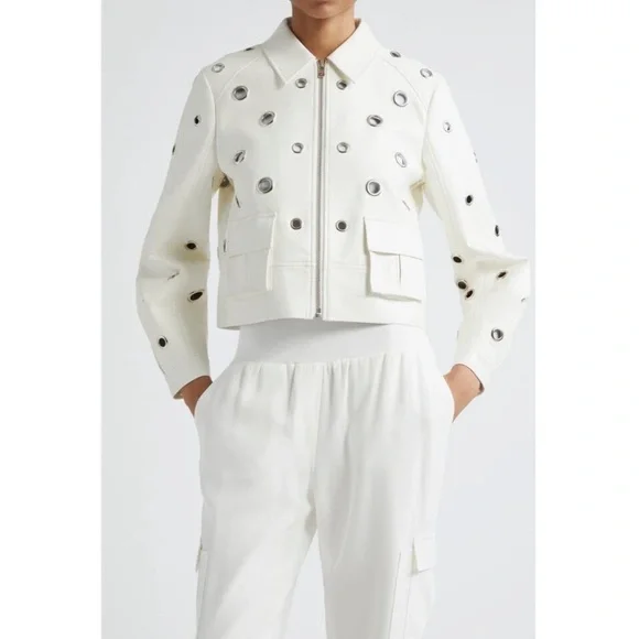 Cinq à Sept Harriet Faux Leather Jacket - Picture 2 of 9